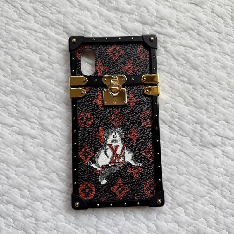 Louis Vuitton Monogram Catgram Iphonex XS Case Shoulder M63891