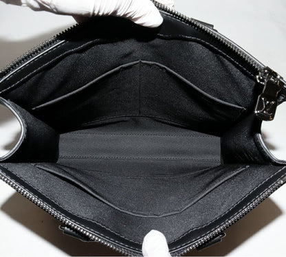 Louis Vuitton Hand Tote Shoulder Bag Monogram Eclipse Sac Placross 2WAY M46456