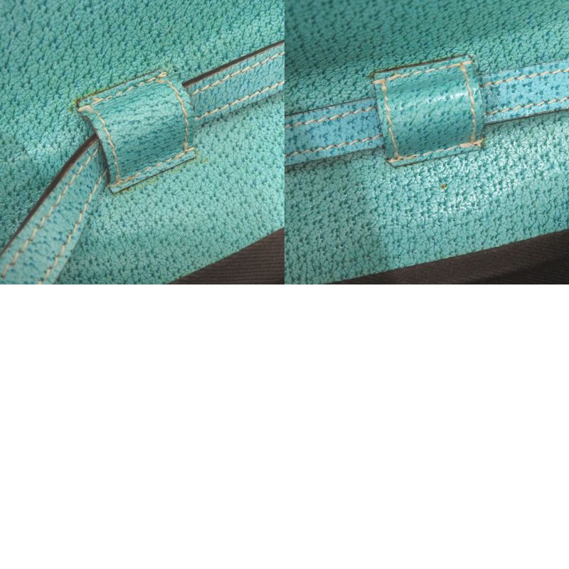 Gucci Bamboo 117594 GG Canvas Blue Beige Shoulder Bag 0447 Gucci