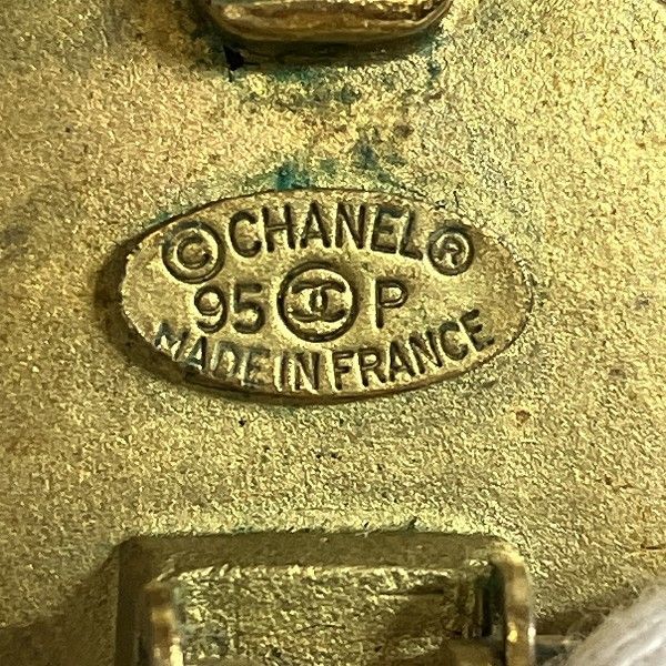 Chanel 95P Matelasse Coco Mark Branded Accessories Earrings Ladies