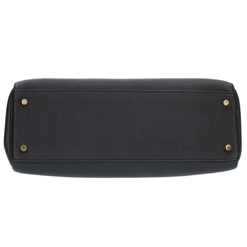 Hermes Kelly 32 Engraved A Ghardware Togo 2WAY Handbag Men 32