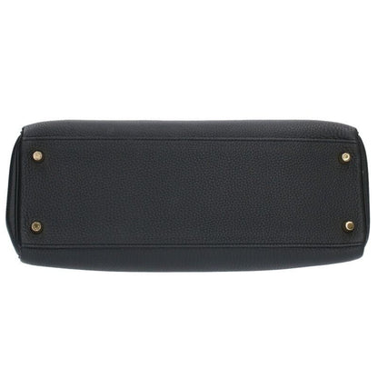 Hermes Kelly 32 Engraved A Ghardware Togo 2WAY Handbag Men 32