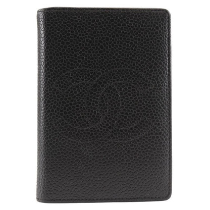 Chanel Coco Mark Card Case Caviar Skin Black Ladies Business Card Holder