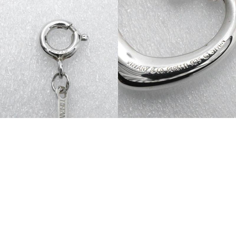 Tiffany & Co Open Heart Elsa Peretti 925 Silver Ladies 4.8g Necklace