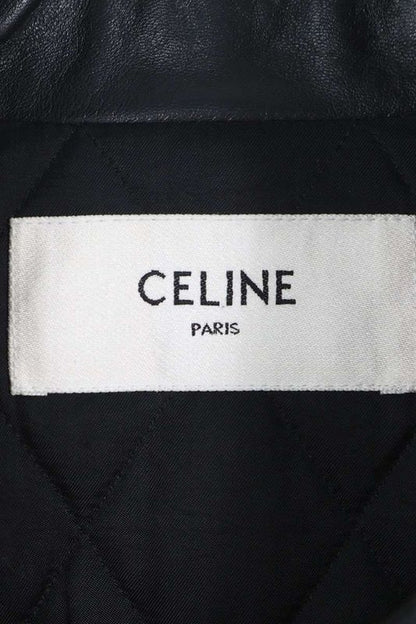 Celine 2eb16280d Studded Decoration Harness Sleeveless Leather Jacket Men's 46