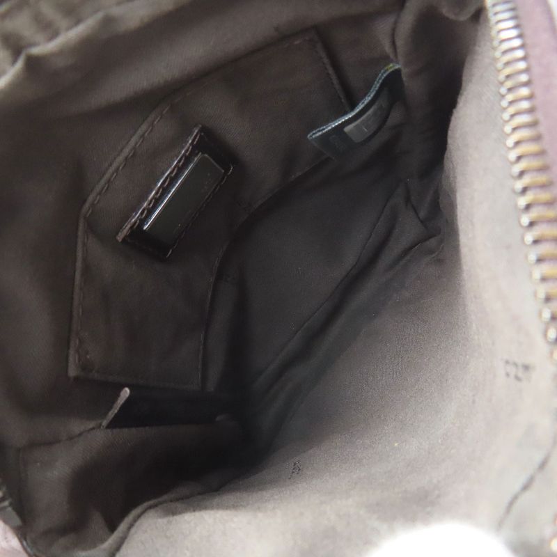 Fendi Zucca Pattern Shoulder Bag Canvas Women