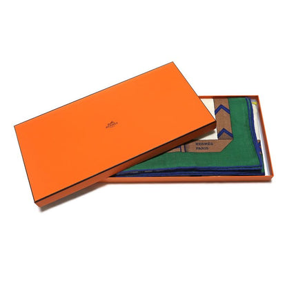 Hermes Carre 140 Chevaux Dechaines Scarf Cashmere Silk Cashmere