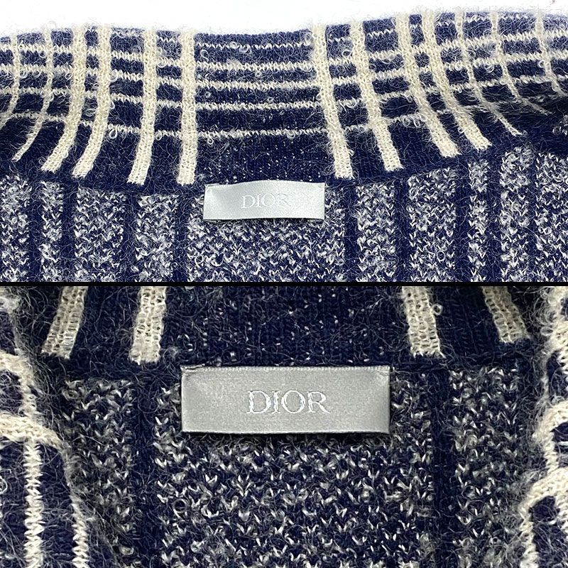 Dior Blouson White And Navy 013m213at080 Men's