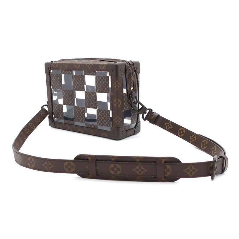 Louis Vuitton Slim Soft Trunk Monogram Chess Monogram Canvas Brown