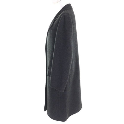 Hermes 100% Cashmere Margiela Period H Button Single Chester Coat Long Coat