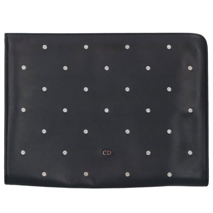 Dior Homme Dotted Leather Clutch Bag Men's