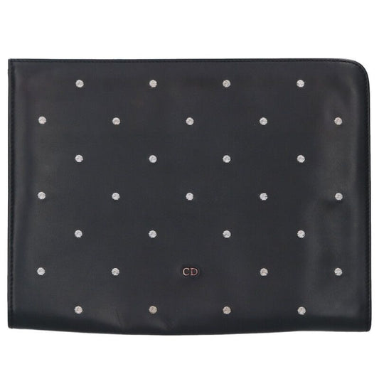 Dior Homme Dotted Leather Clutch Bag Men's