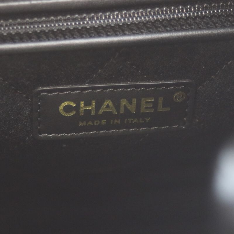 Chanel Black Ghardware Shiny Calf Chanel 22 Small Shoulder Bag Handbag Chain