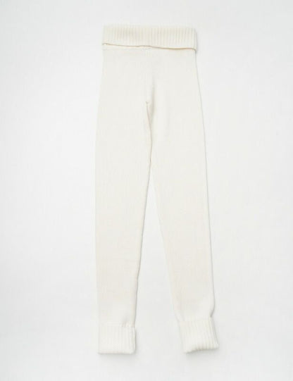 Chanel Pants Size 38 S To M Identification 00A Coco Mark Logo Button Wool Knit