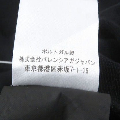 Balenciaga 17AW 485994 100% Cotton Homme Embroidery Oversized Sweatshirt Black