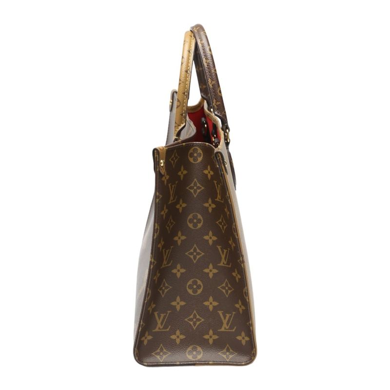 Louis Vuitton M45321 Monogram Tote On-the-go MM Tote Bag Louis Vuitton Brown