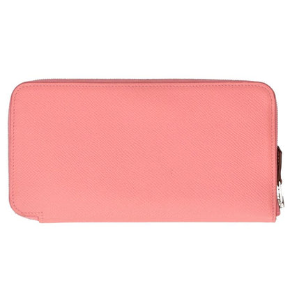 Hermes Azap Long Silk Quin Vaux Epson Silk Women's Rose Confetti