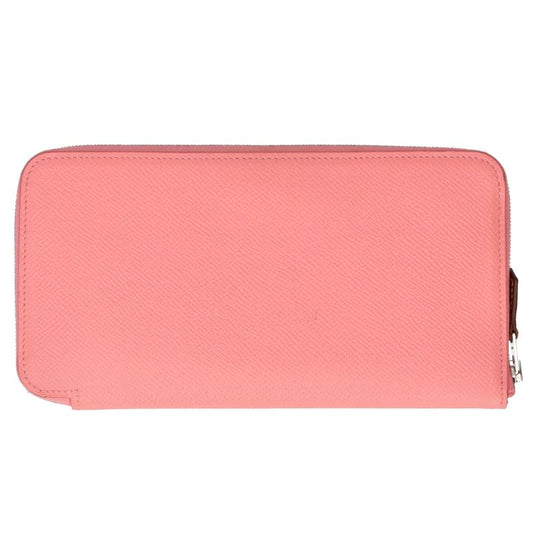 Hermes Azap Long Silk Quin Vaux Epson Silk Women's Rose Confetti