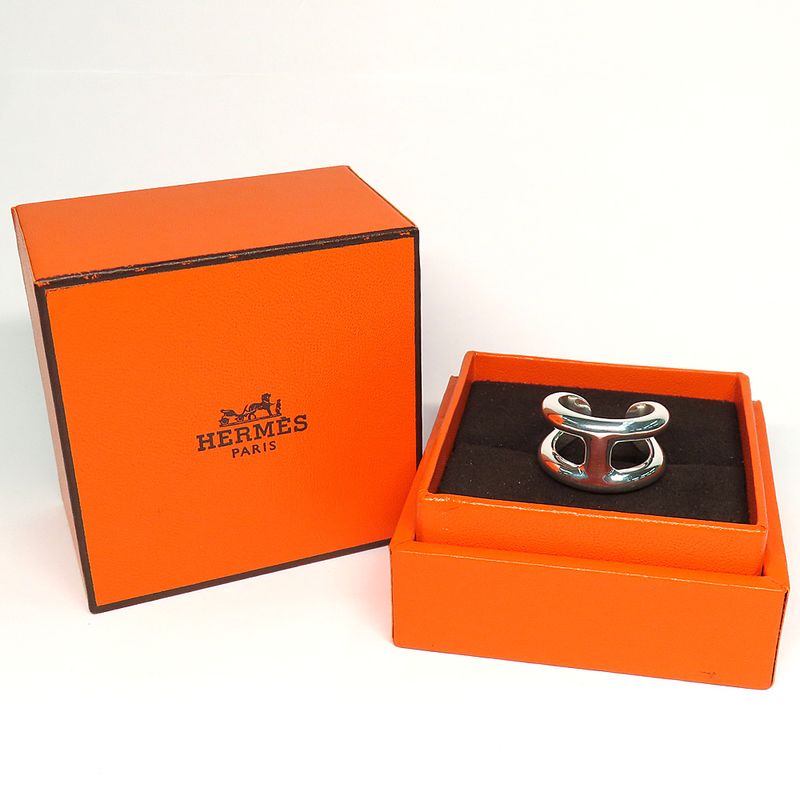 Hermes Ring Osmozu PM #52 No 12 Ag925 Hshape Silver - 2025 Ring