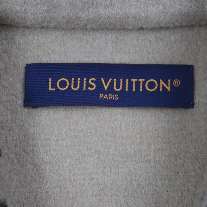  Louis Vuitton 2025 Hsb39w Wool Silk Cashmere Logo Button Monogram Shirt
