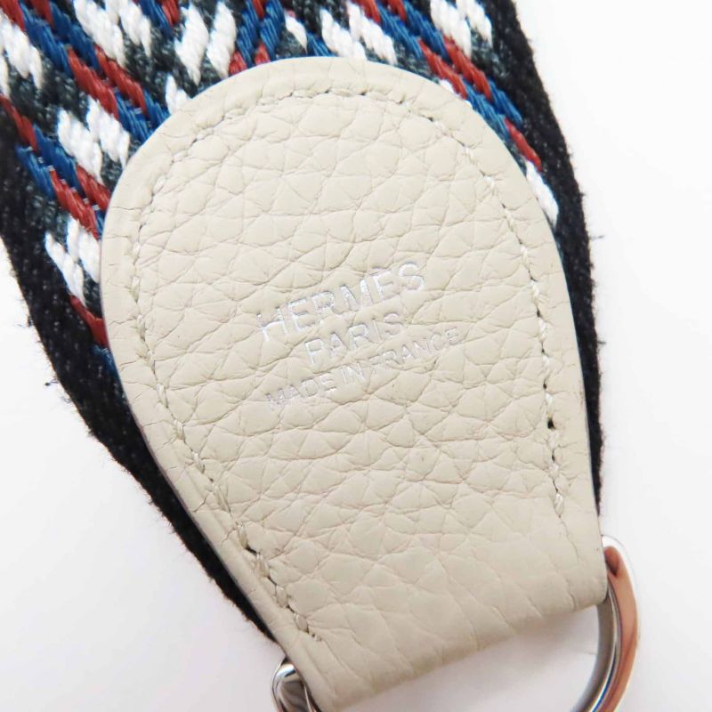 Hermes Evelyn 3PM Beton Silver Hardware Sangle Zigzag Taurillon Clemence