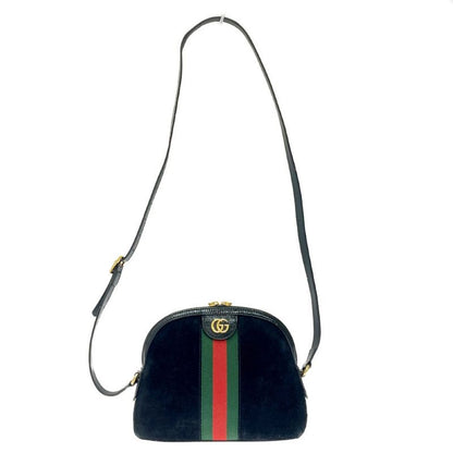 Gucci 499621 and 486628 Suede Ophidia Ggmarmont Shoulder Bag Black 371302