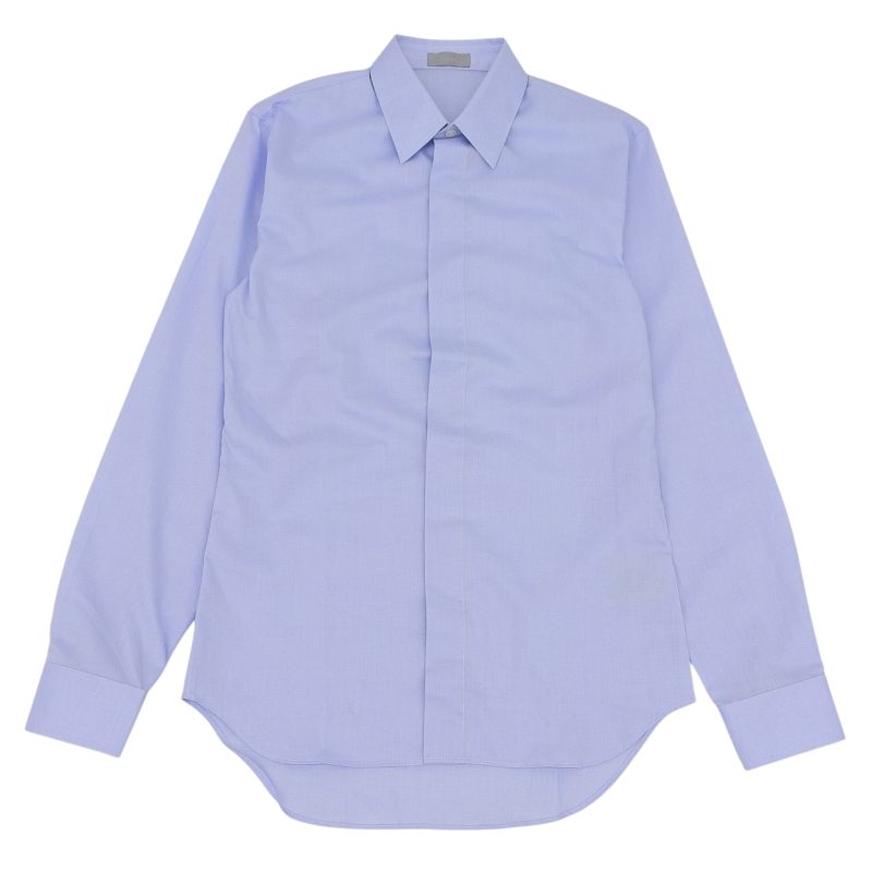 DIOR Homme 013c502a4771 100% Cotton Long Sleeve Shirt With Wing Tailoring