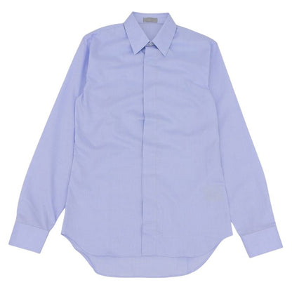 DIOR Homme 013c502a4771 100% Cotton Long Sleeve Shirt With Wing Tailoring
