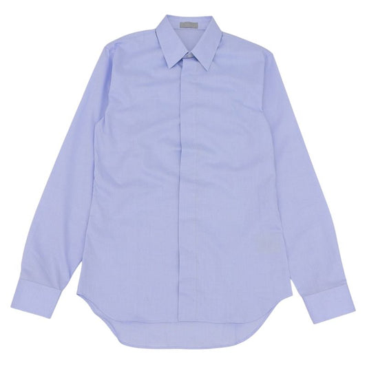 DIOR Homme 013c502a4771 100% Cotton Long Sleeve Shirt With Wing Tailoring