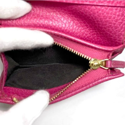 Gucci Bifold Wallet Pink GG Marmont