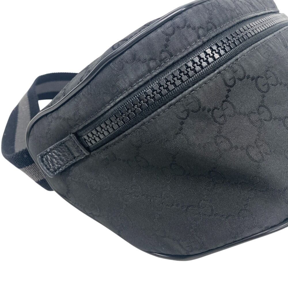 Gucci/Gucci Gg Nylon Body Bag Black Unisex Brand