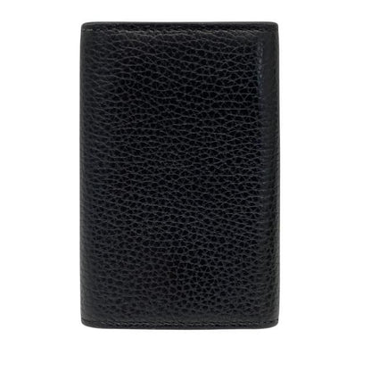 Gucci 473924 Double G 6-ring Key Case Key Ring Leather Black