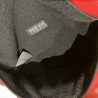 Balenciaga 770881 Red Nylon Shoulder Bag Waist Bag Men's