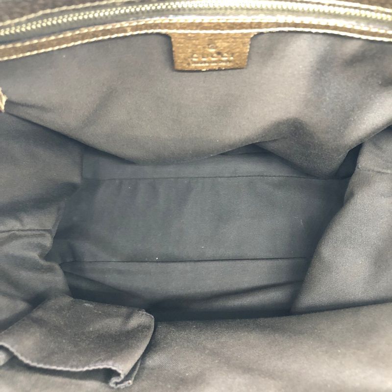 Gucci 145818 Tote Bag New Jackie GG Canvas Brown Beige Ladies Men Fashion