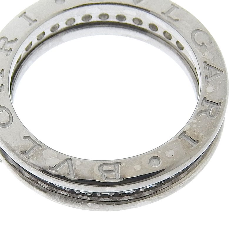 Bvlgari Bulgari B-zero1 Eternity 18kwhite Gold With Diamonds #9.5 Ladies 6.0g