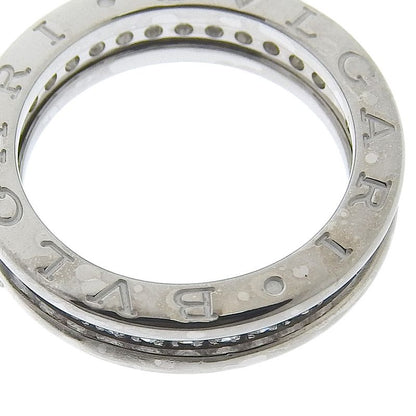 Bvlgari Bulgari B-zero1 Eternity 18kwhite Gold With Diamonds #9.5 Ladies 6.0g