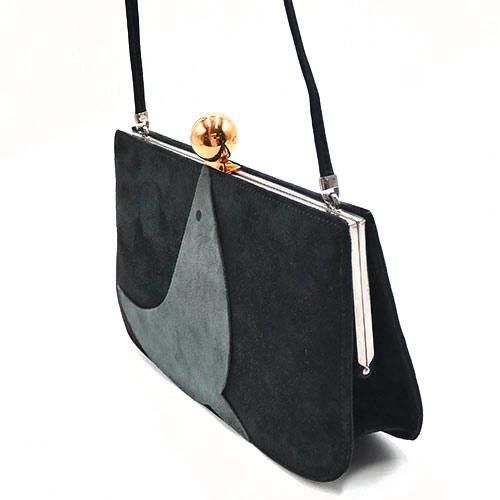 Hermes Sac Amarys Asika Dobris Grey And Black Shoulder Bag Silver