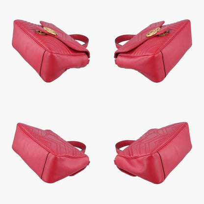 Guccigg Marmont Red Leather 498110 F024930433