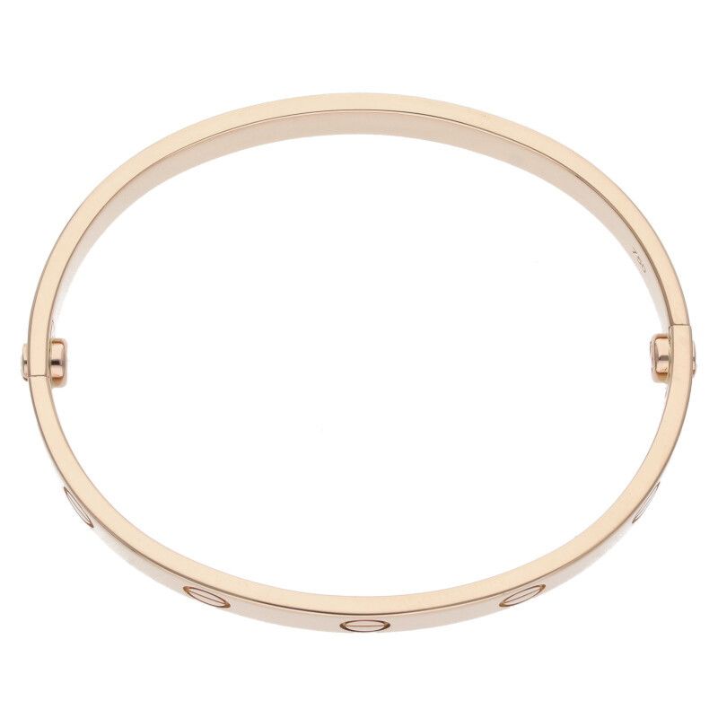Cartier LOVE Bracelet Love Bracelet 18K Pink Gold Love Bracelet Men's 16