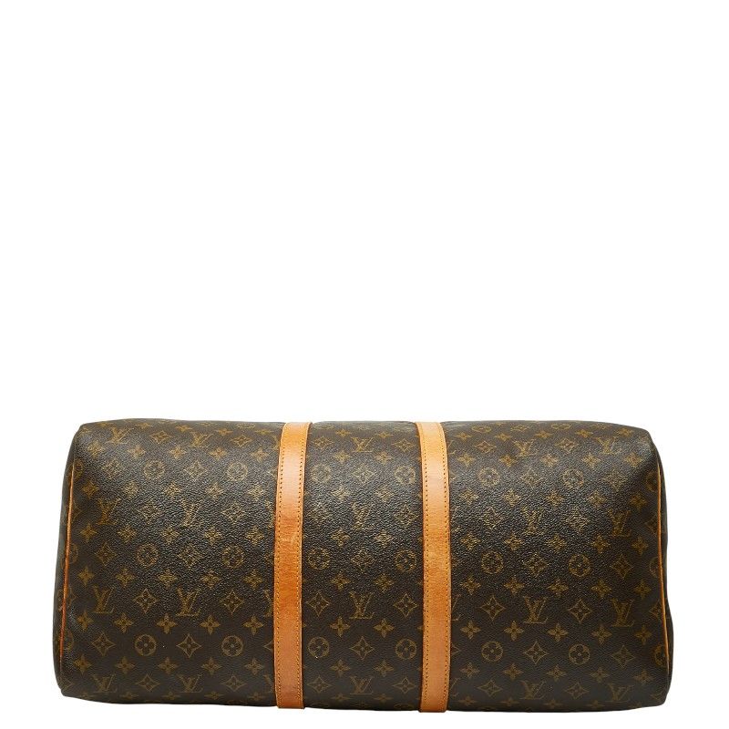 Louis Vuitton Monogram Keepall 55 Boston Bag Travel Bag Travel Bag M41424 Brown