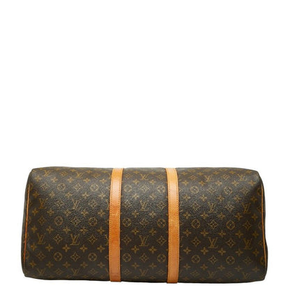 Louis Vuitton Monogram Keepall 55 Boston Bag Travel Bag Travel Bag M41424 Brown
