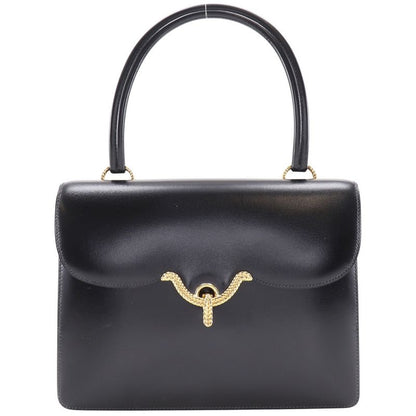 Hermes Vasco Vintage Box Calf Black 0M Ladies Handbag