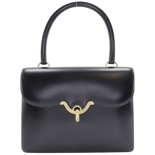 Hermes Vasco Vintage Box Calf Black 0M Ladies Handbag