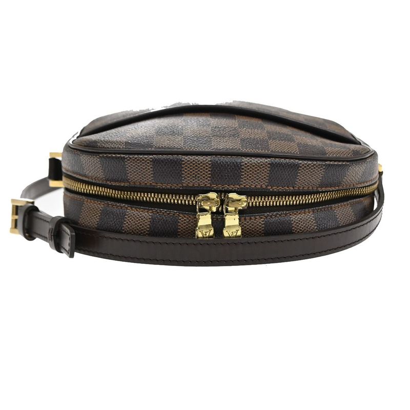 Louis Vuitton Ipanema PM Damier Ebène Shoulder Bag N51294 95ka755