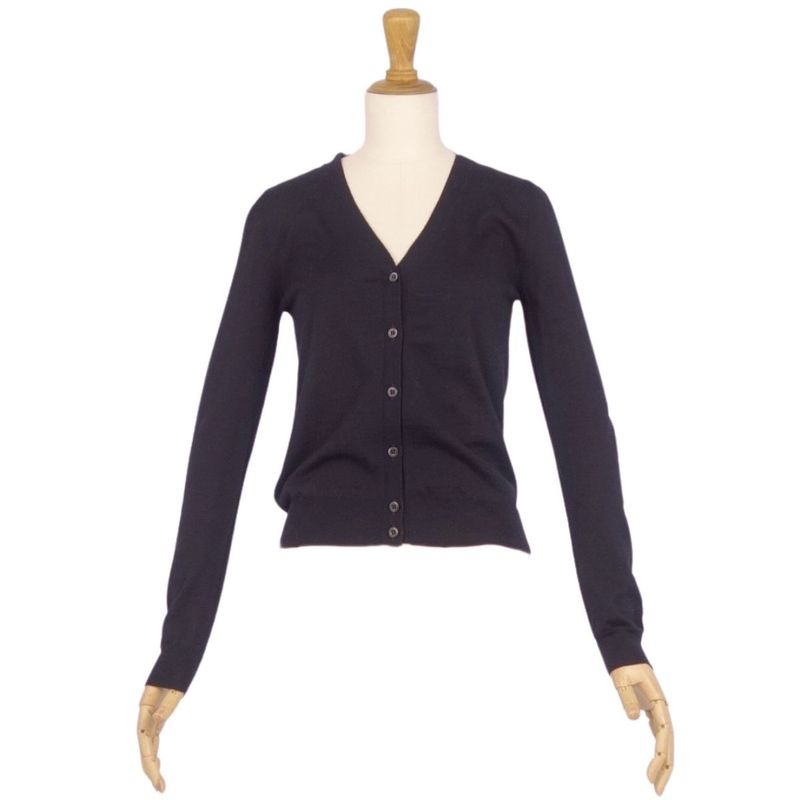 Prada Cardigan Knit Wool Top Women's 3