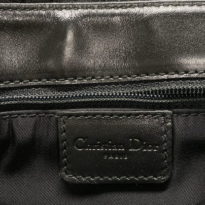 Dior/christian Dior Shoulder Bag Street Chictrotter Black And Gray Leather