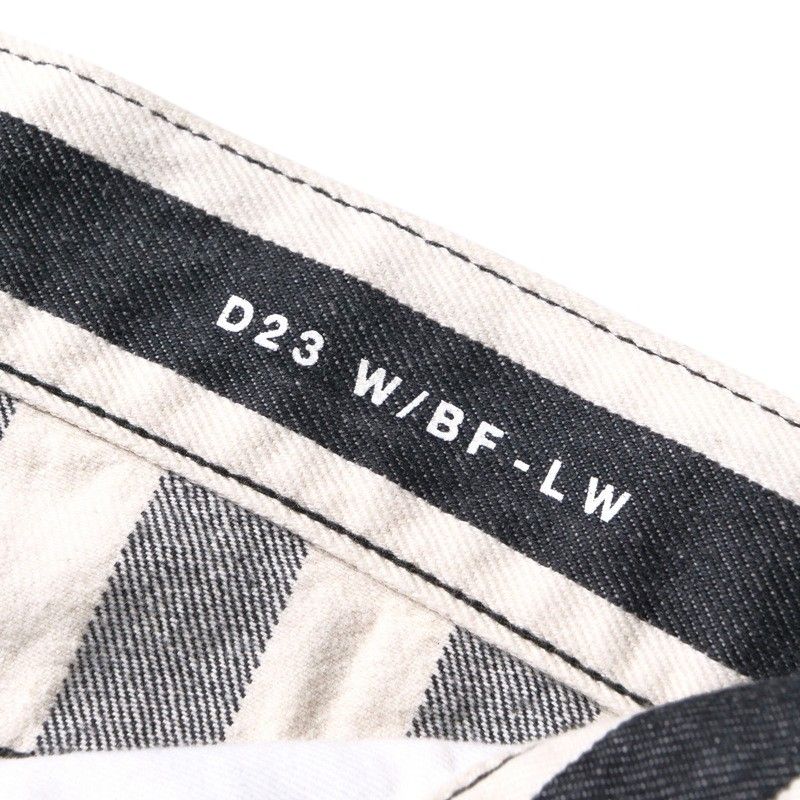 Saint Laurent Paris Denim Pants Size 25 (155 60Y) Striped Skinny