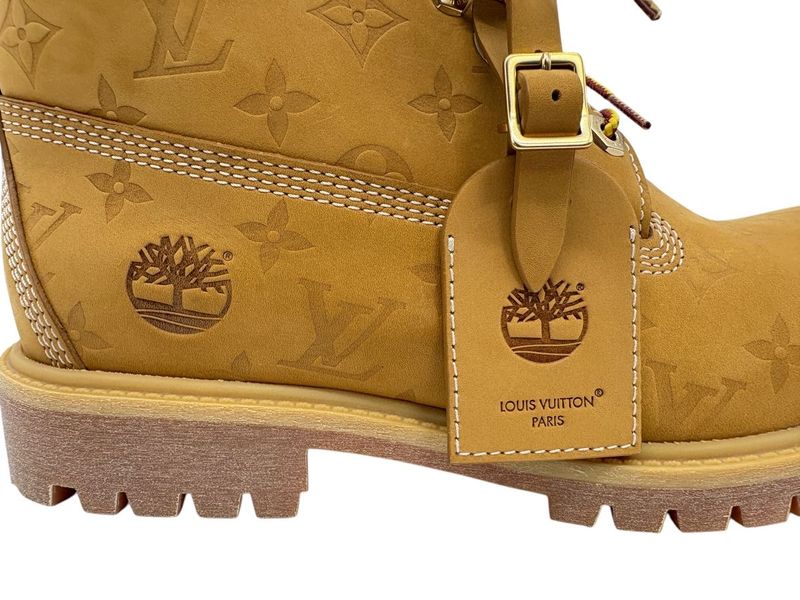 2496 Louis Vuitton Boots LV X Timberland 6-in Ankle Boots Monogram Men's Size 9
