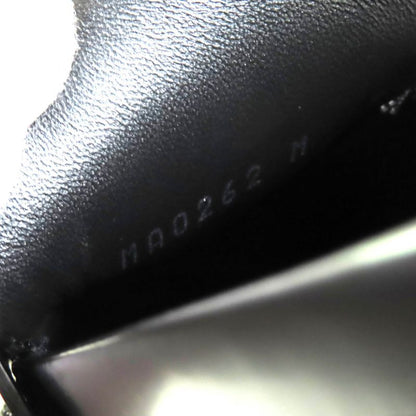 Louis Vuitton Connelly Line Square Toe Logo Leather Coin Loafer Black 35.5