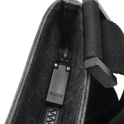 Gucci GG Plus GG Supreme Shoulder Bag Crossbody Shoulder PVC Leather Black